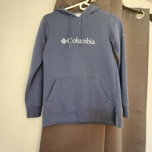 Columbia Navy Blue Fleece Pullover Hoodie